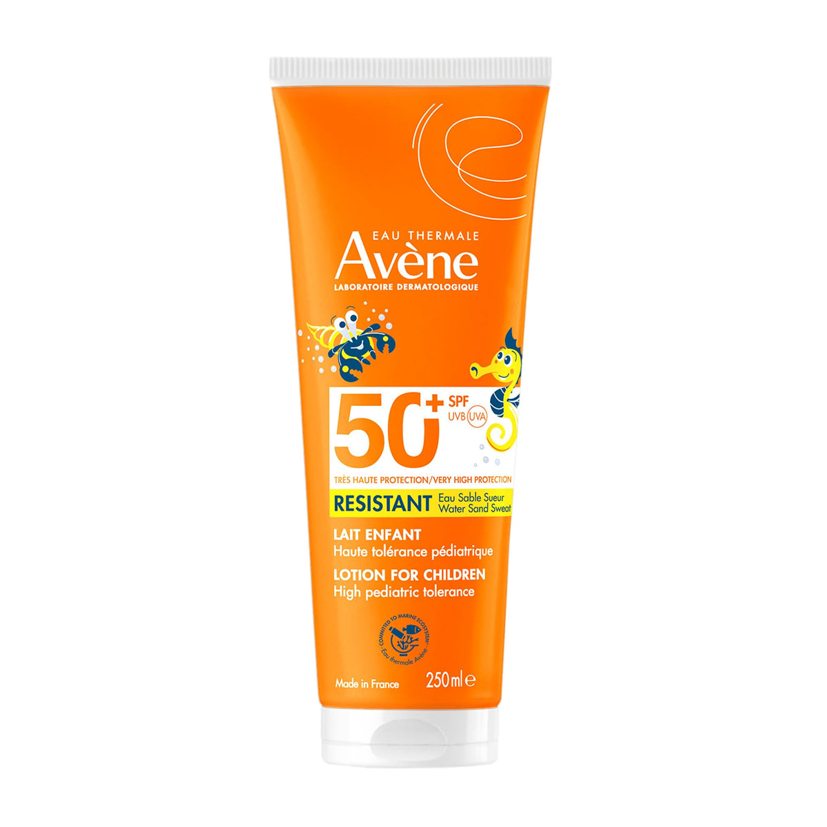 Avene Protector Solar Niños FPS50+ Resistente al Agua Piel Sensible 250ml