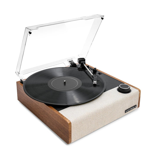 Tocadiscos Victrola Eastwood II Roble con Bluetooth 5.1 y Tecnología Vinyl Stream