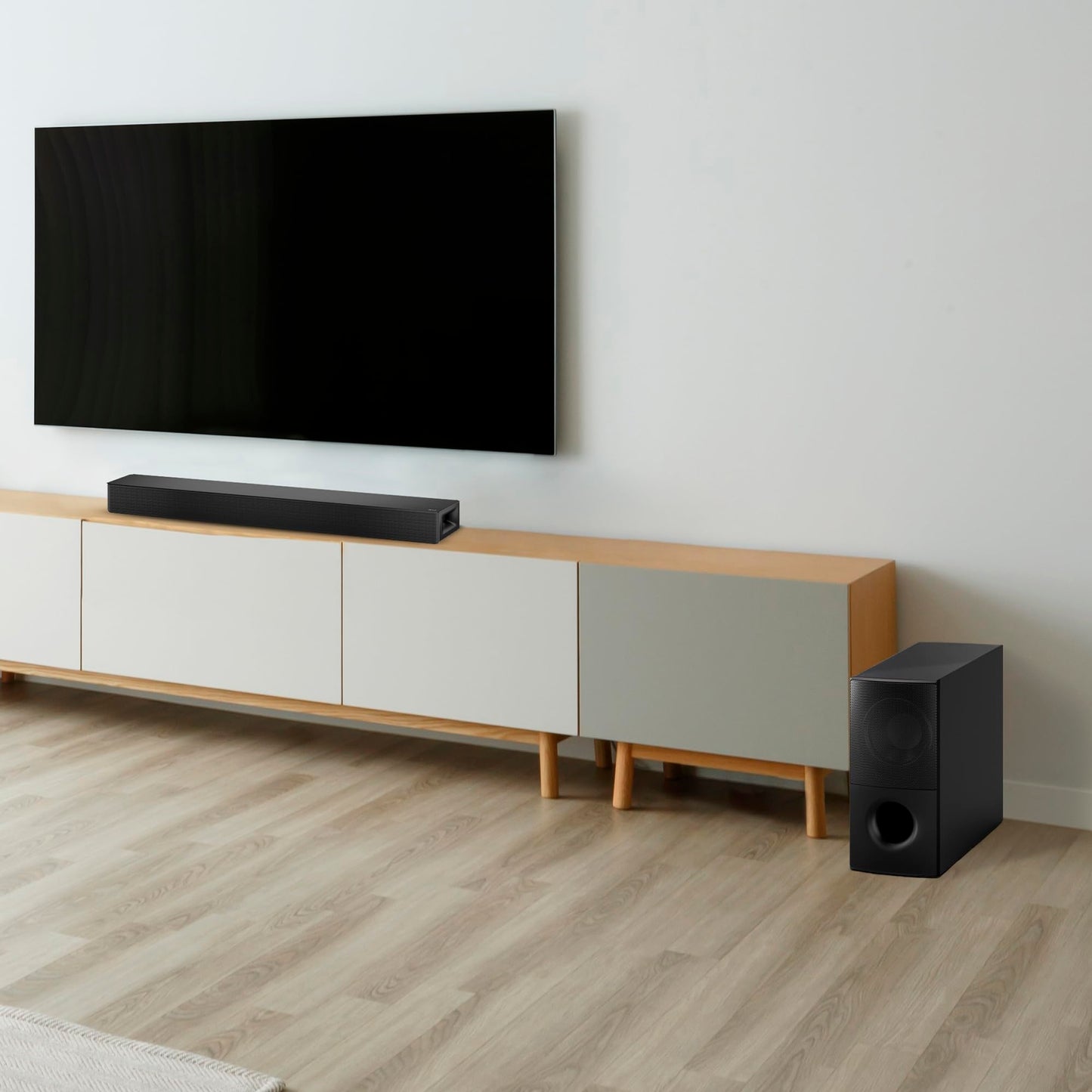 LG Soundbar SH5A | Barra de Sonido 4.1 Canales con 600W, AI Sound Pro y Wow Interface | DTS Virtual:X Disfruta de un Modo de Sonido Envolvente Virtual | Claridad de Voz Mejorada y Control Desde ThinQ