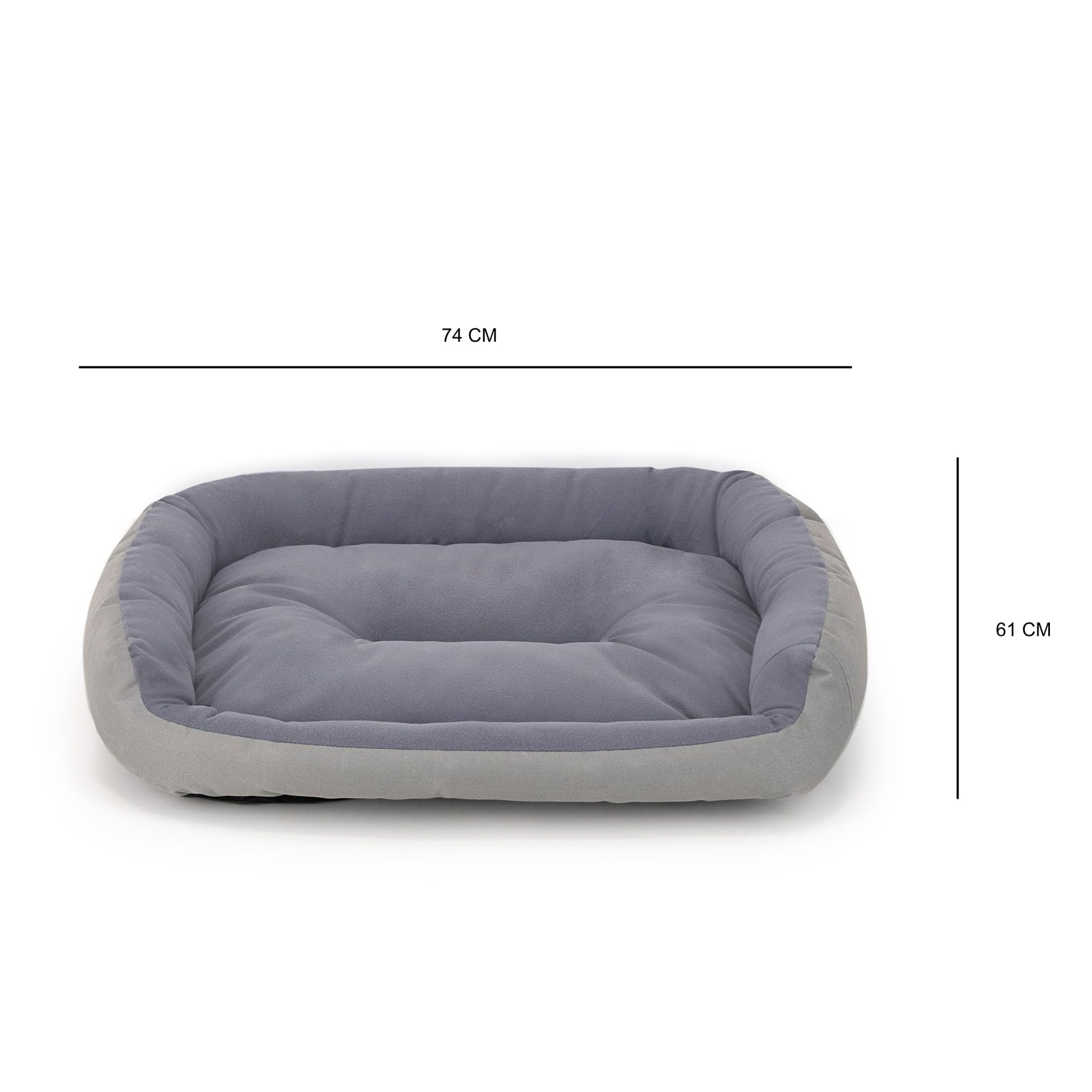 Cama para Perro PETS APPAREL HILLS Gris Mediana Resistente y Confortable