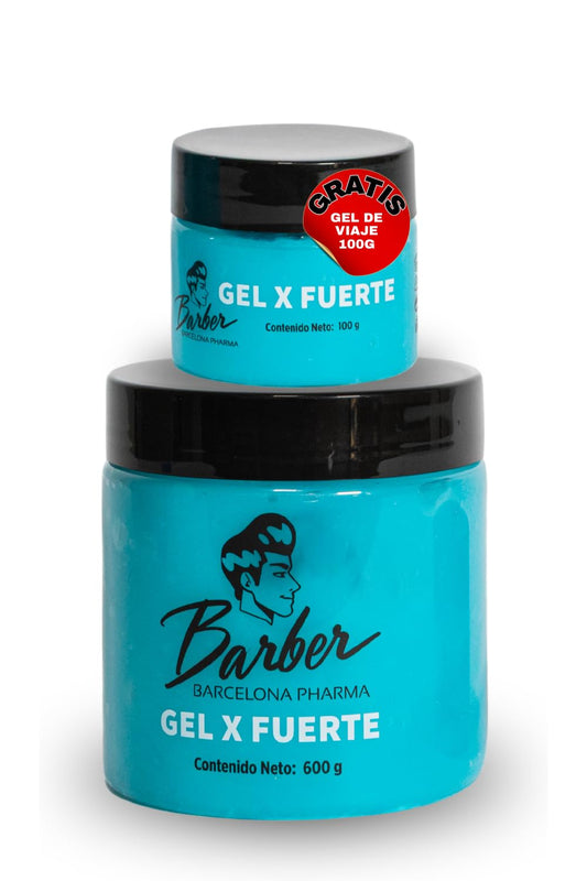Gel para Cabello Hombre | Barber | Fijación Firme | Sin Alcohol | 700g