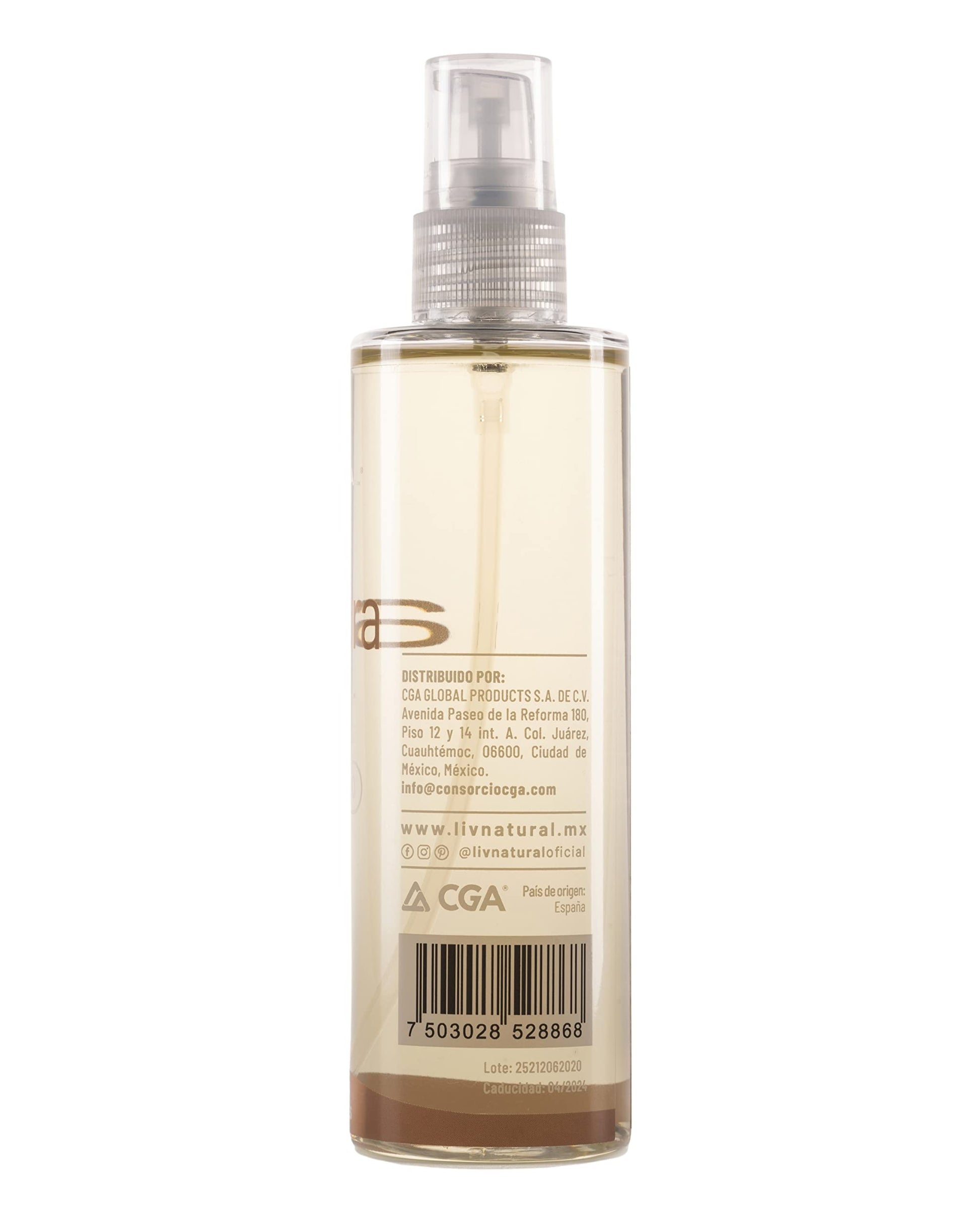 LIV NATURAL Aceite de almendras dulces 100% natural y puro, prensado en frío, libre de gluten y no GMO. 125 ml