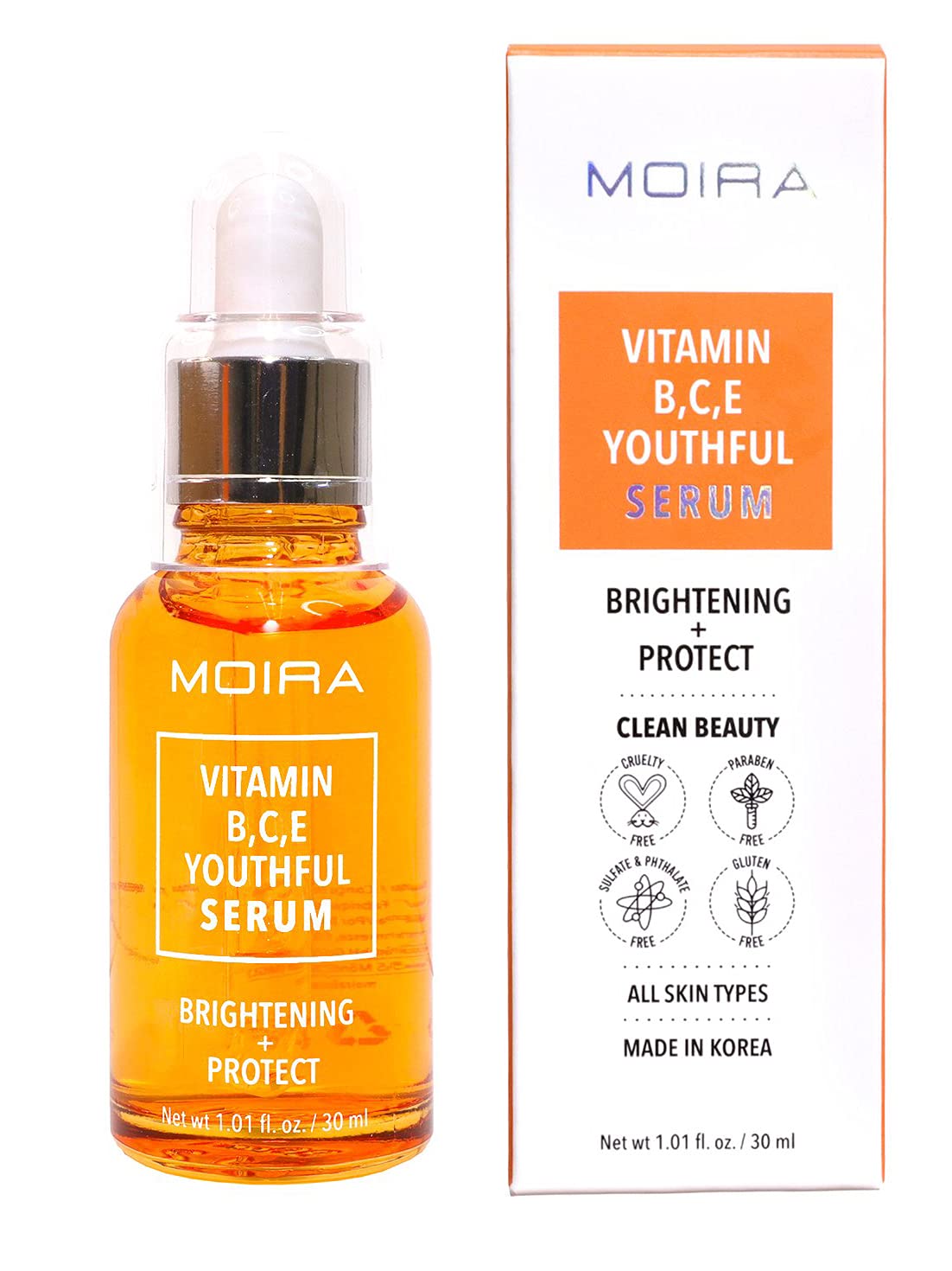 SERUM JUVENIL DE VITAMINA B, C, E MOIRA COSMETICS FSR002