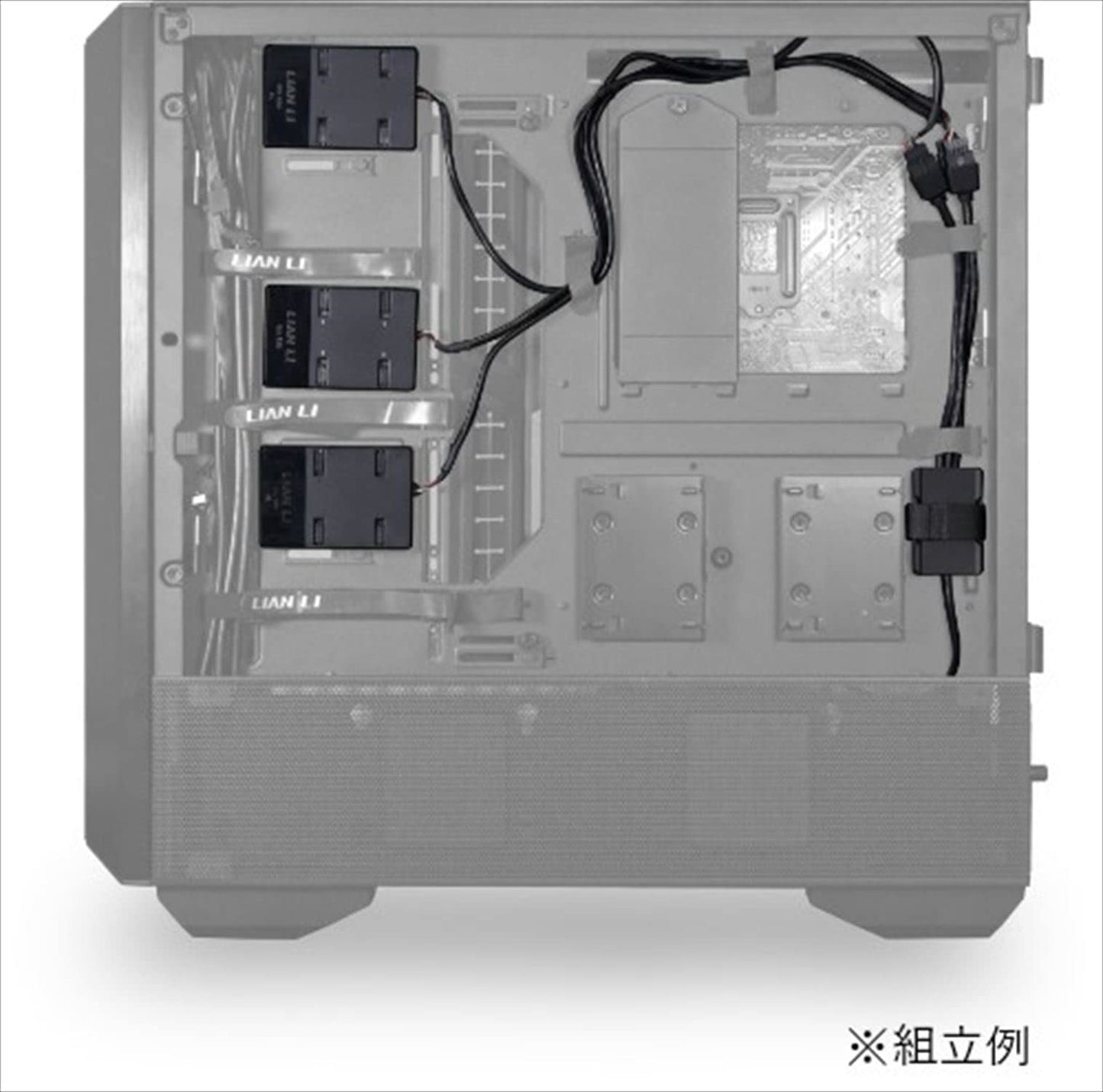 Lian LIANLI Hub USB 2.0, 1 a 3 HUB, soporta driver de la serie de ventiladores UNI, extensión de 9 pines y 3 puertos, distribuidor autorizado japonés