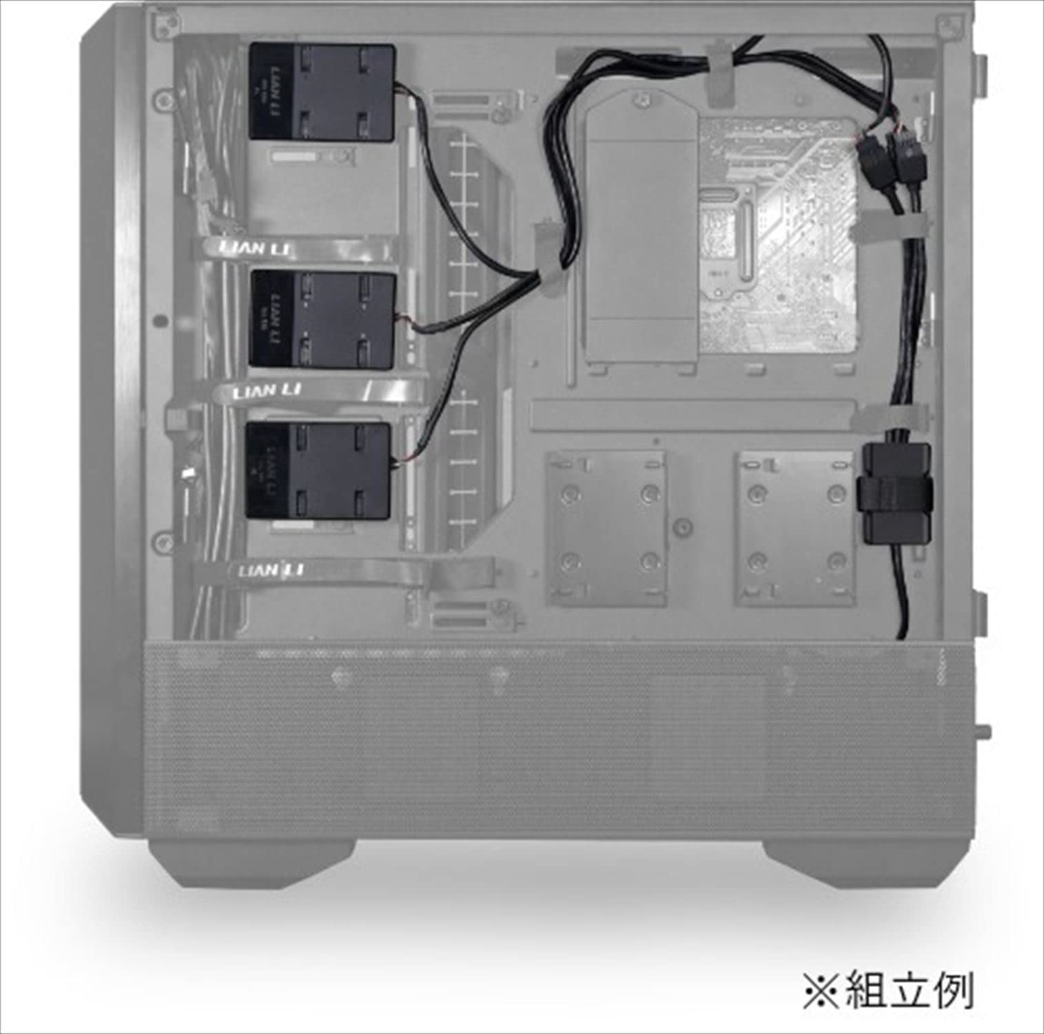 Lian LIANLI Hub USB 2.0, 1 a 3 HUB, soporta driver de la serie de ventiladores UNI, extensión de 9 pines y 3 puertos, distribuidor autorizado japonés