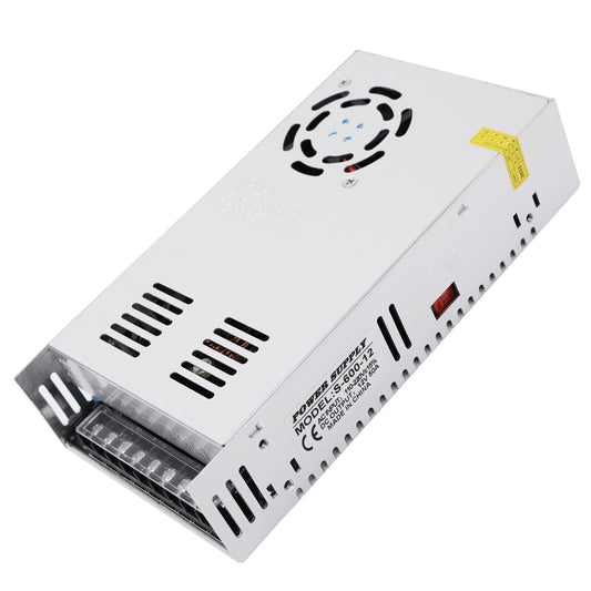 GESD Adaptador DC 12V 50A 600W TRANSFORMADOR Interruptor fuente de alimentación CA 110V/220V CC 12V 20A LED driver para tira de luz LED CCTV Cámara sistema