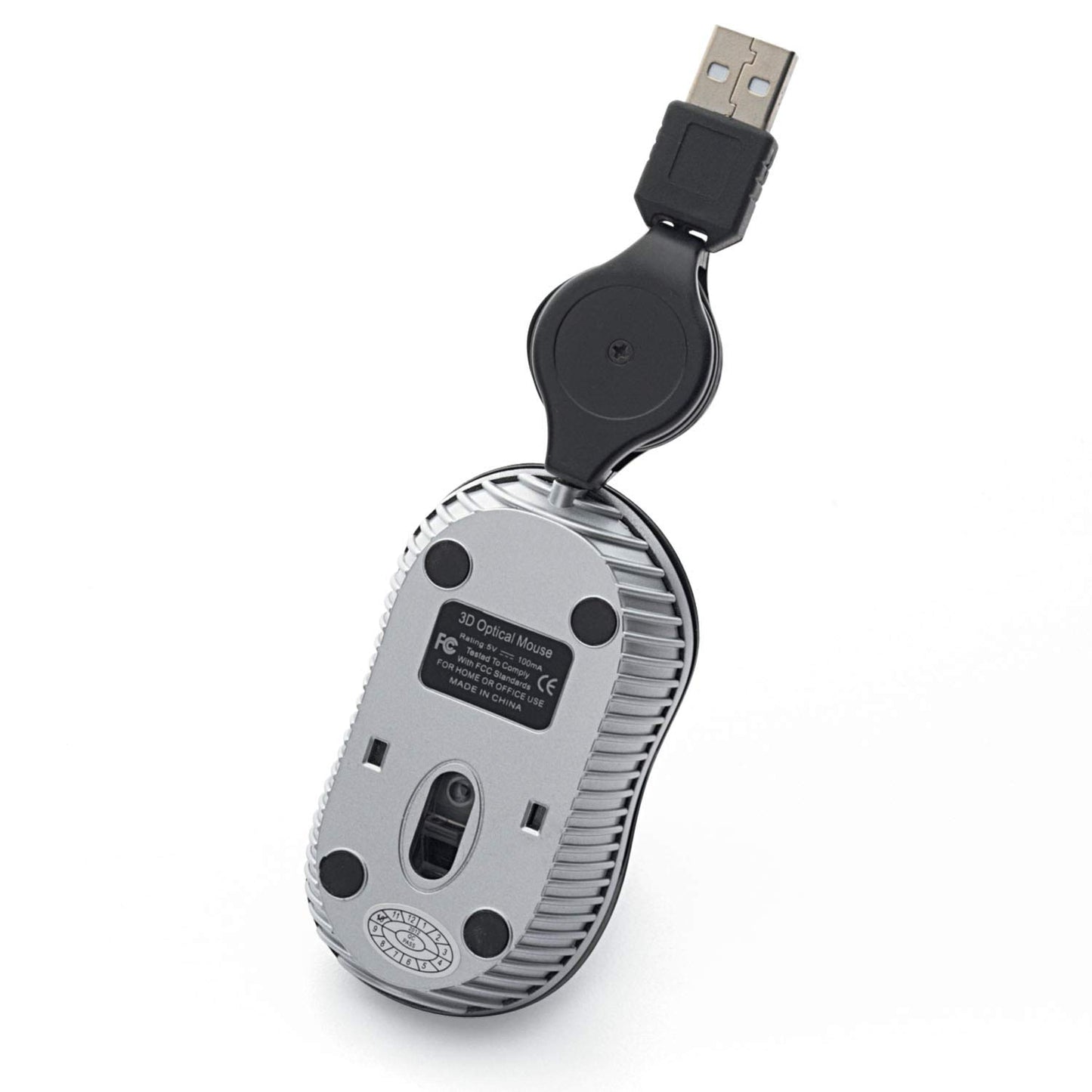 Mouse óptico Verbatim Mini USB-A Plug & Play Negro para computadora