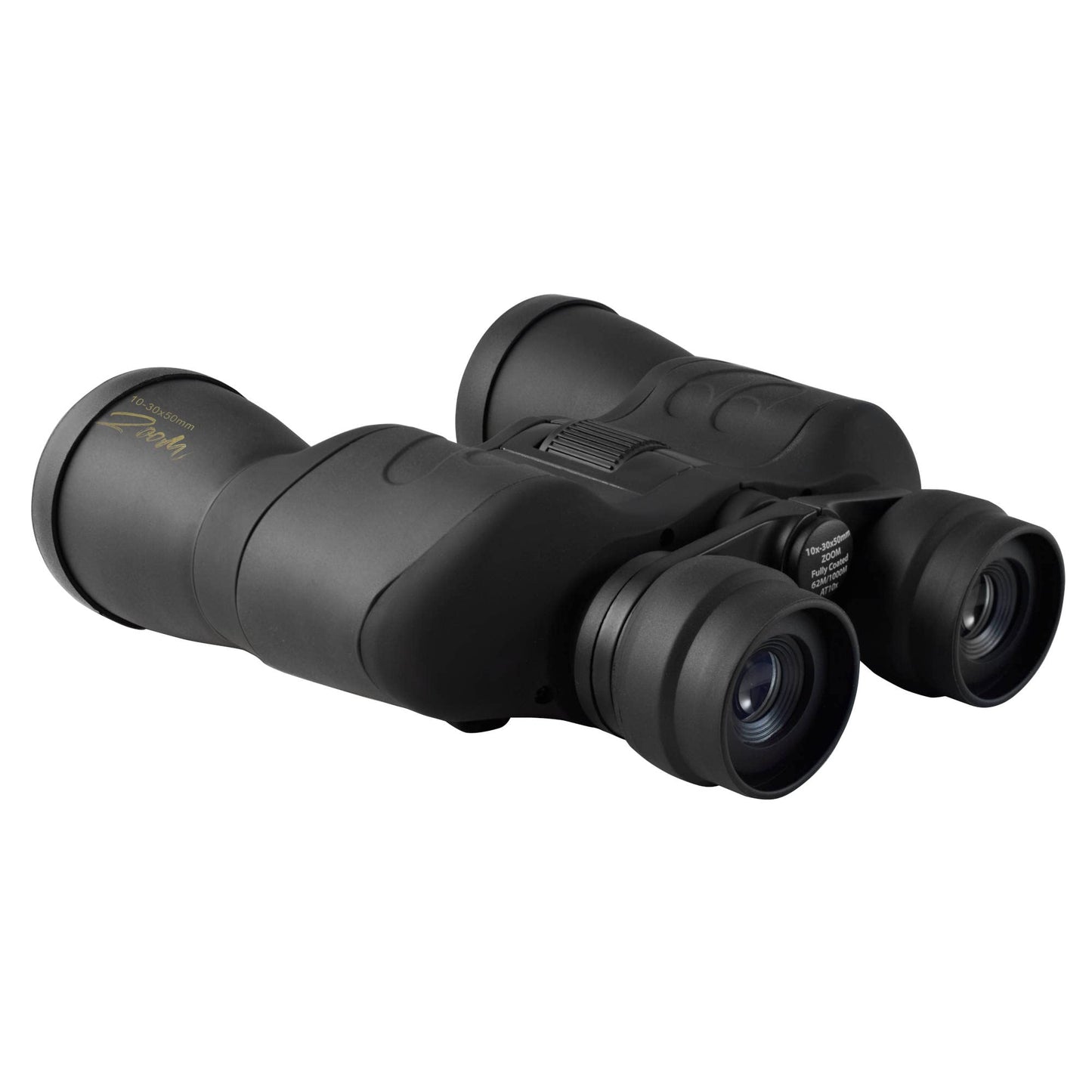 Binocular Wallis Negro Zoom Porro Revestimiento Rubicon 10-30 x 50 mm