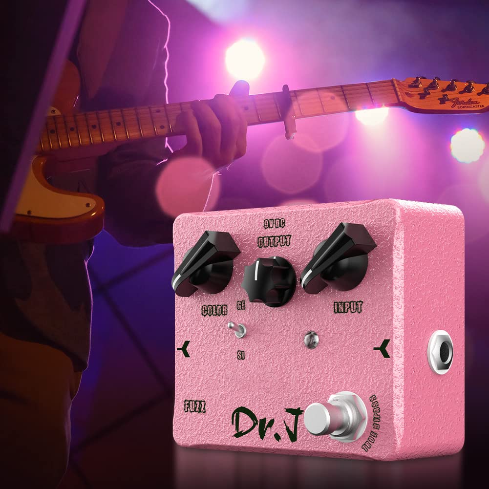 Pedal de Fuzz JOYO Dr.J Series D56 Clásico y Moderno para Efecto de Guitarra Eléctrica Edición de Alta Gama
