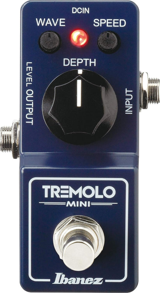 Ibanez TRMINI Mini pedal de efecto trémolo, azul