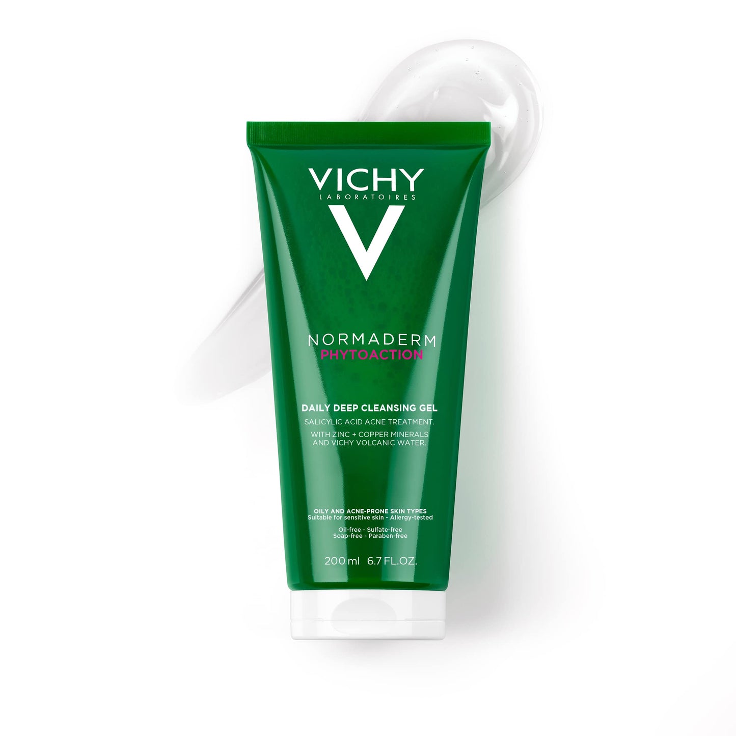 VICHY Gel Limpiador para Piel Grasa con Tendencia Acnéica Vichy Normaderm Phytosolution 200 ml