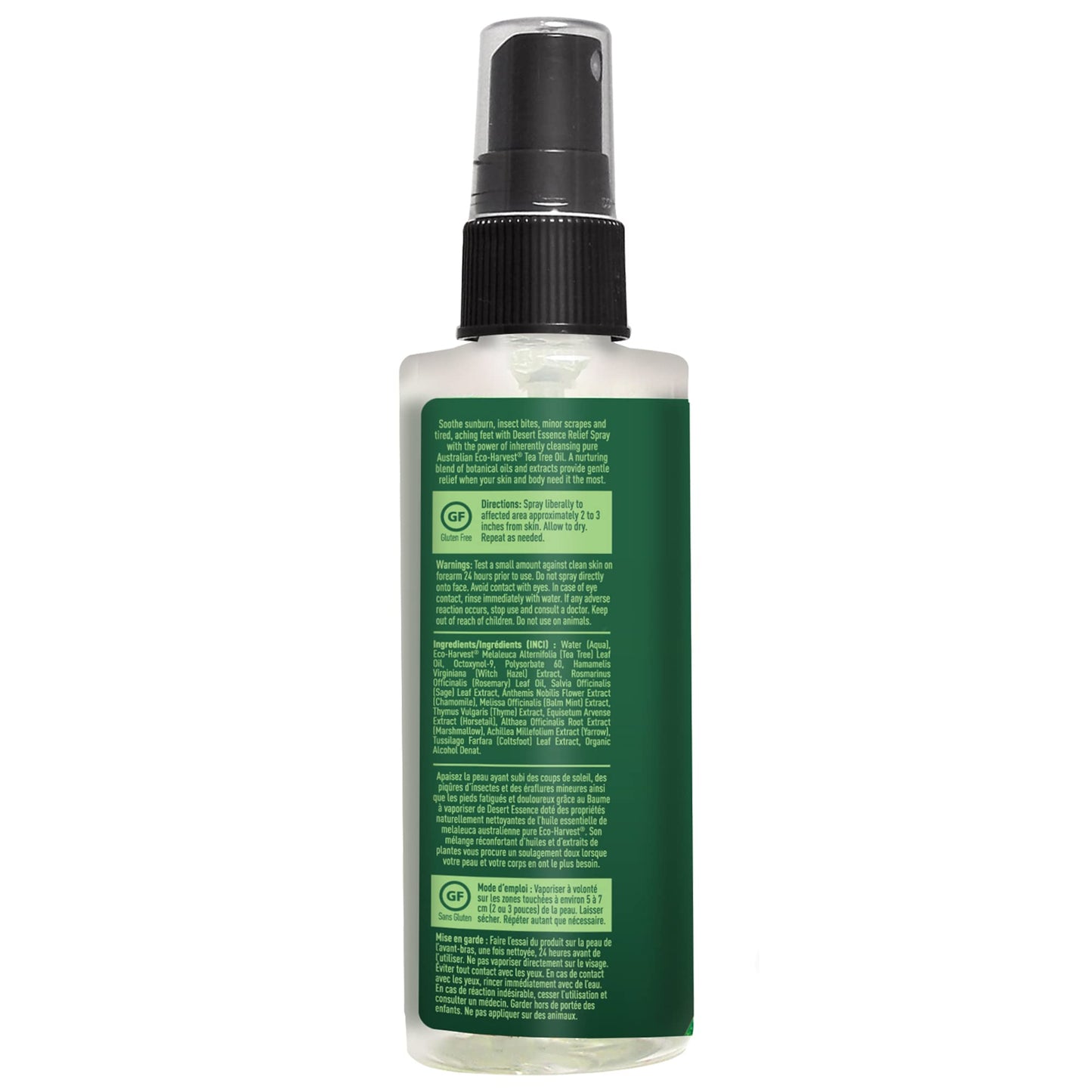 Pack of 6 x Desert Essence Relief Spray - 4 fl oz