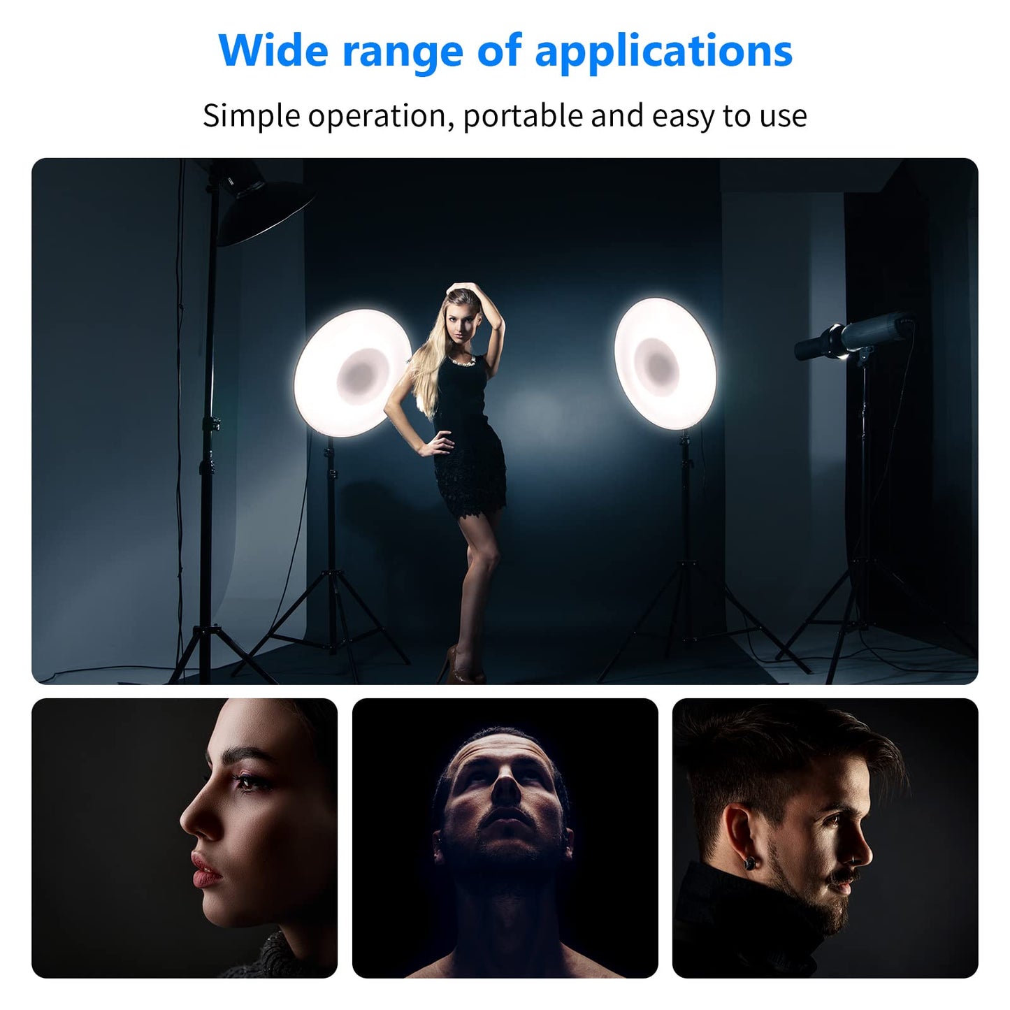 NEEWER 16"/41cm Aluminio Standard Reflector Beauty Dish