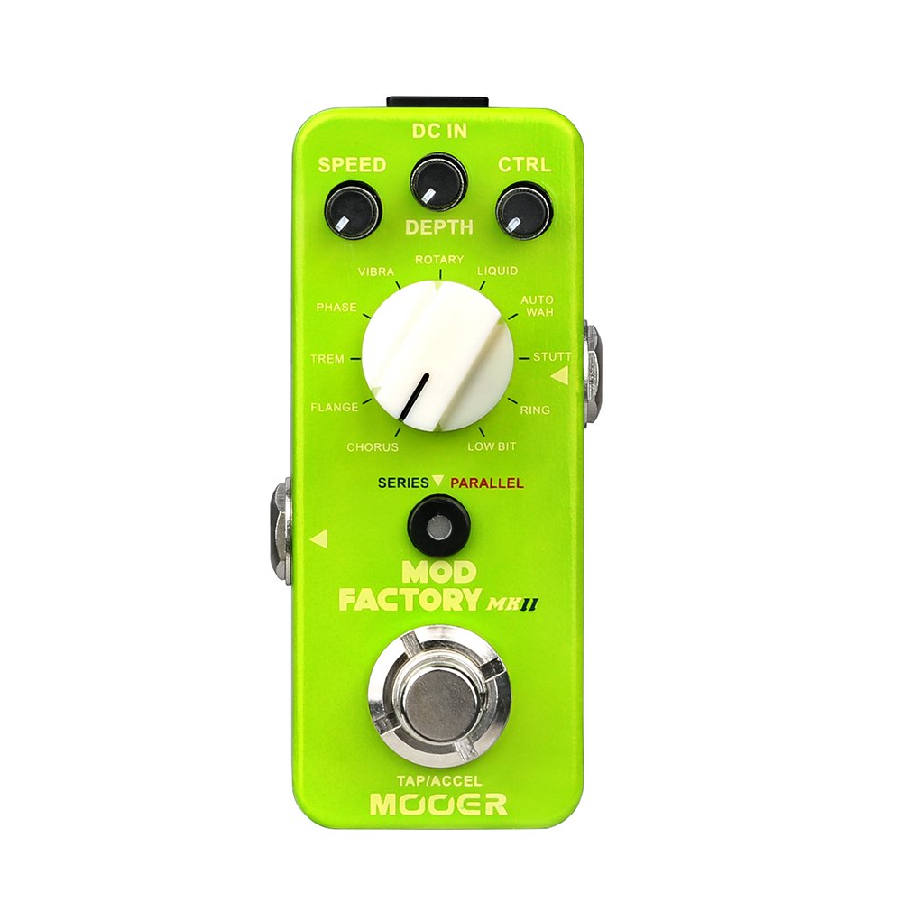 Pedal de Efectos MOOER MOD Factory MKII con 11 Modulación Diferentes