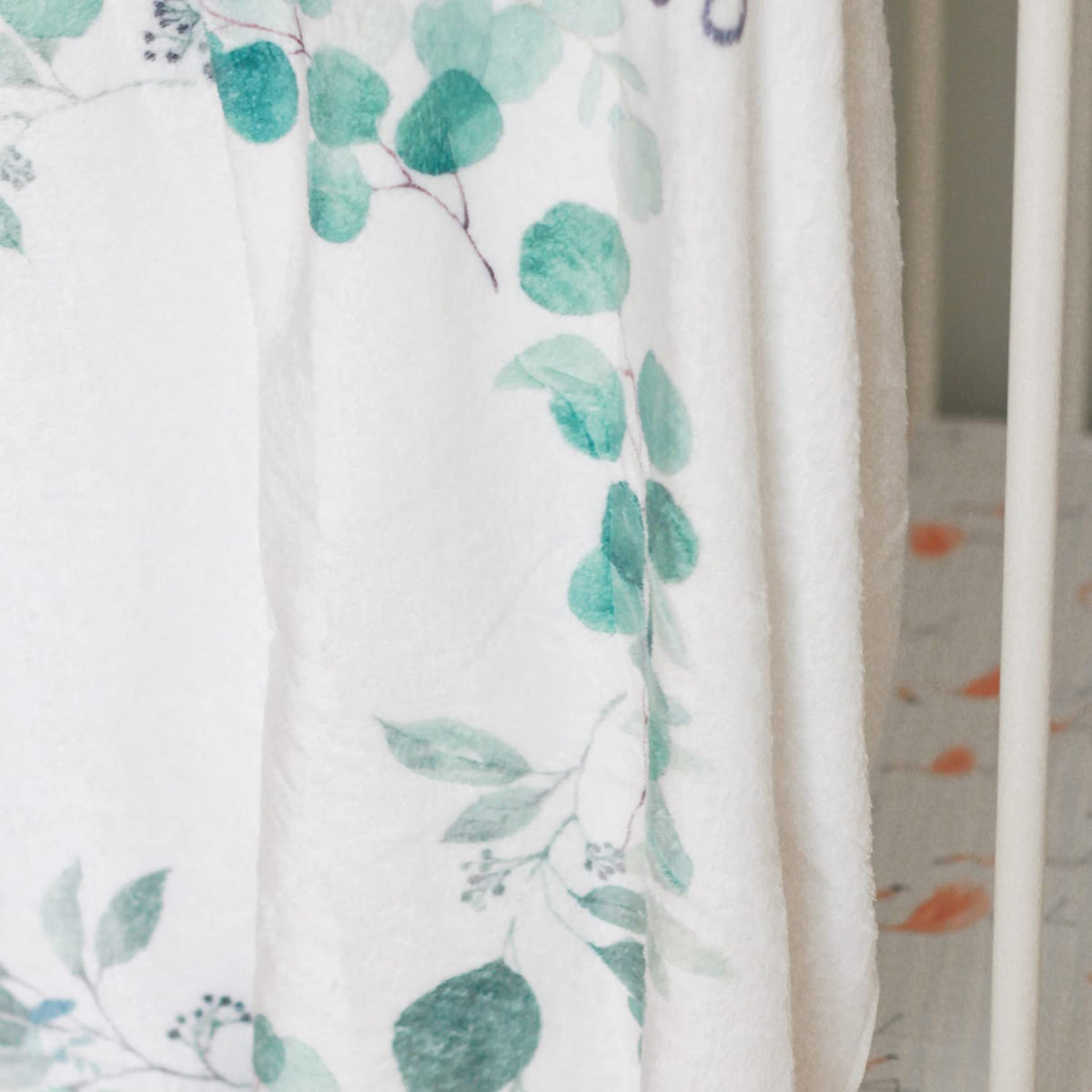 Vlokup - Manta para bebé con diseño de hito para niños y niñas, manta de franela de primera calidad para fotografía de fondo, corona neutra de hoja verde bohemia..