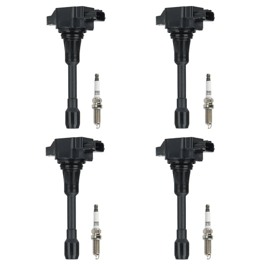 Paquete de Bocinas de Encendido y Bujías de Iridio Nissan para Rogue, Altima, Sentra, Versa, Cube, NV200