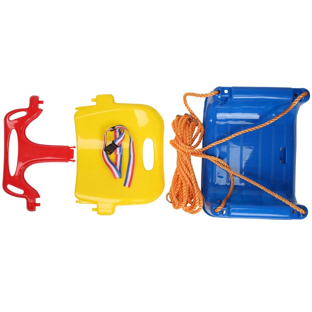 Columpio Okuyonic Azul con Respaldo Alto para Niños y Bebés