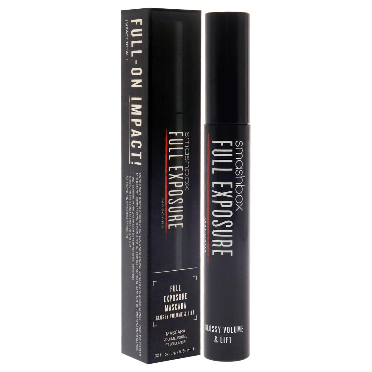 SmashBox Full Exposure Mascara - Jet Black for Women Mascara 0.32 Oz