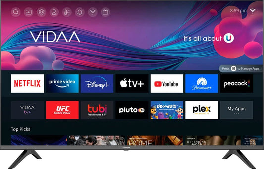 Hisense Television de 40" Class A4G Series Full HD 1080p Smart LED TV Funciona con Alexa 40A4GV (Reacondicionado)