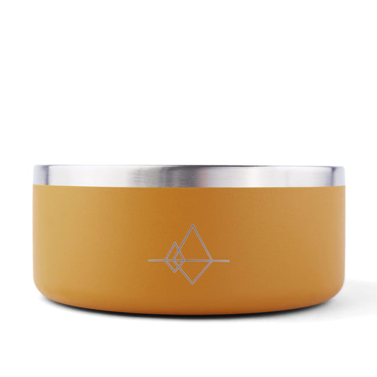 MADE TO ROAM Premium Everest Bowl – Cuenco de Acero Inoxidable de Doble Pared Aislado al vacío para Perro con Agarre Antideslizante (Michigan Autumn, 32 oz)