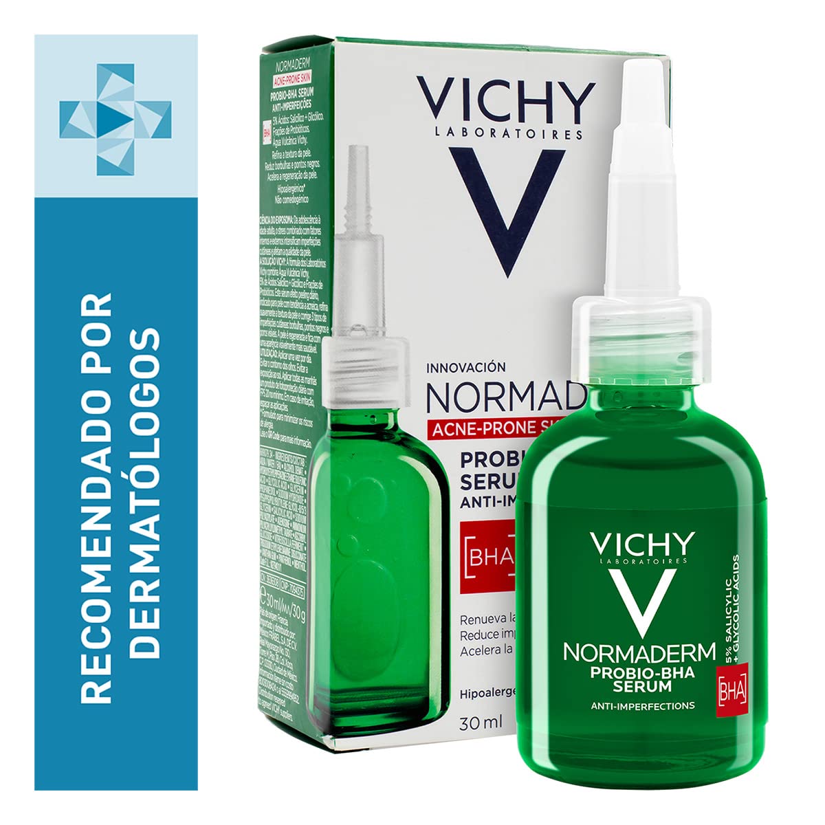 Serum PROBIO-BHA Anti-Imperfecciones Vichy Normaderm 30 ml + Ha epidermic filler: serum anti arrugas de acido hialuronico