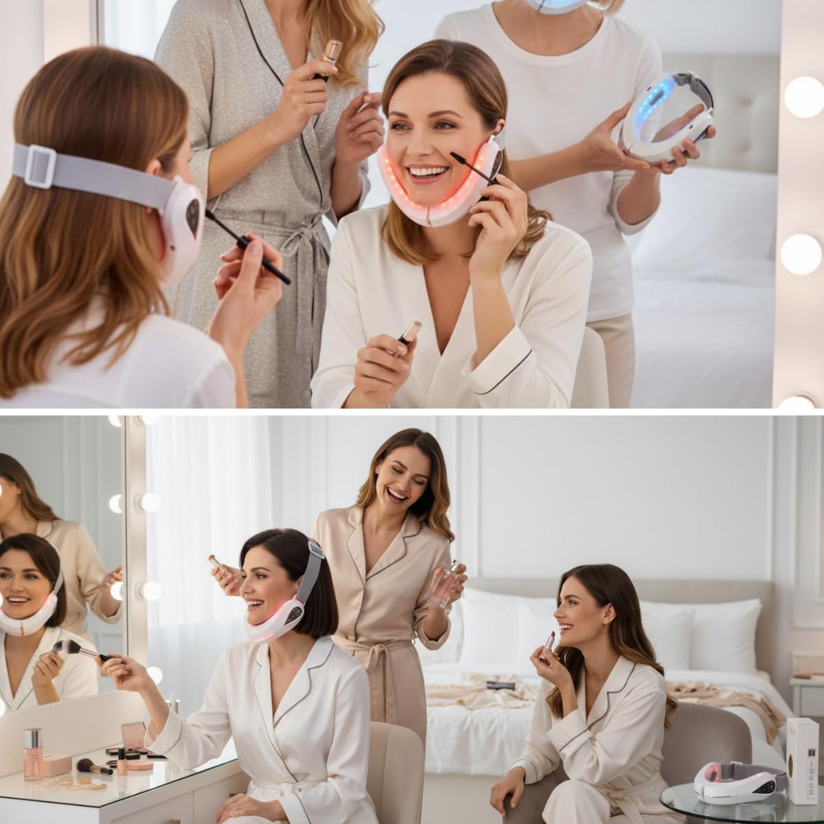 Bloom&Glow-Dispositivo adelgazamiento facial. Tecnología EMS.
