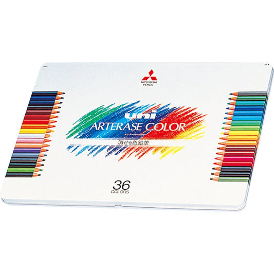 Juego de Lápices Mitsubishi Uni Arterase Multicolor de 36 Piezas