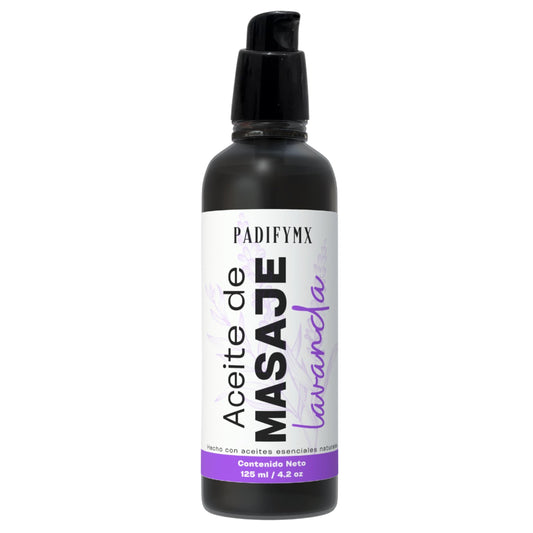 Aceite para Masaje Padifymx Lavanda Antiestrés y Aromaterapia Corporal