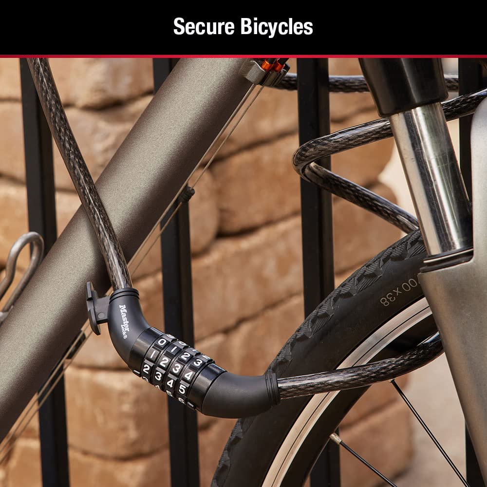 Candado de Combinación Reseteable Master Lock Negro 5'x1/5,1 cm