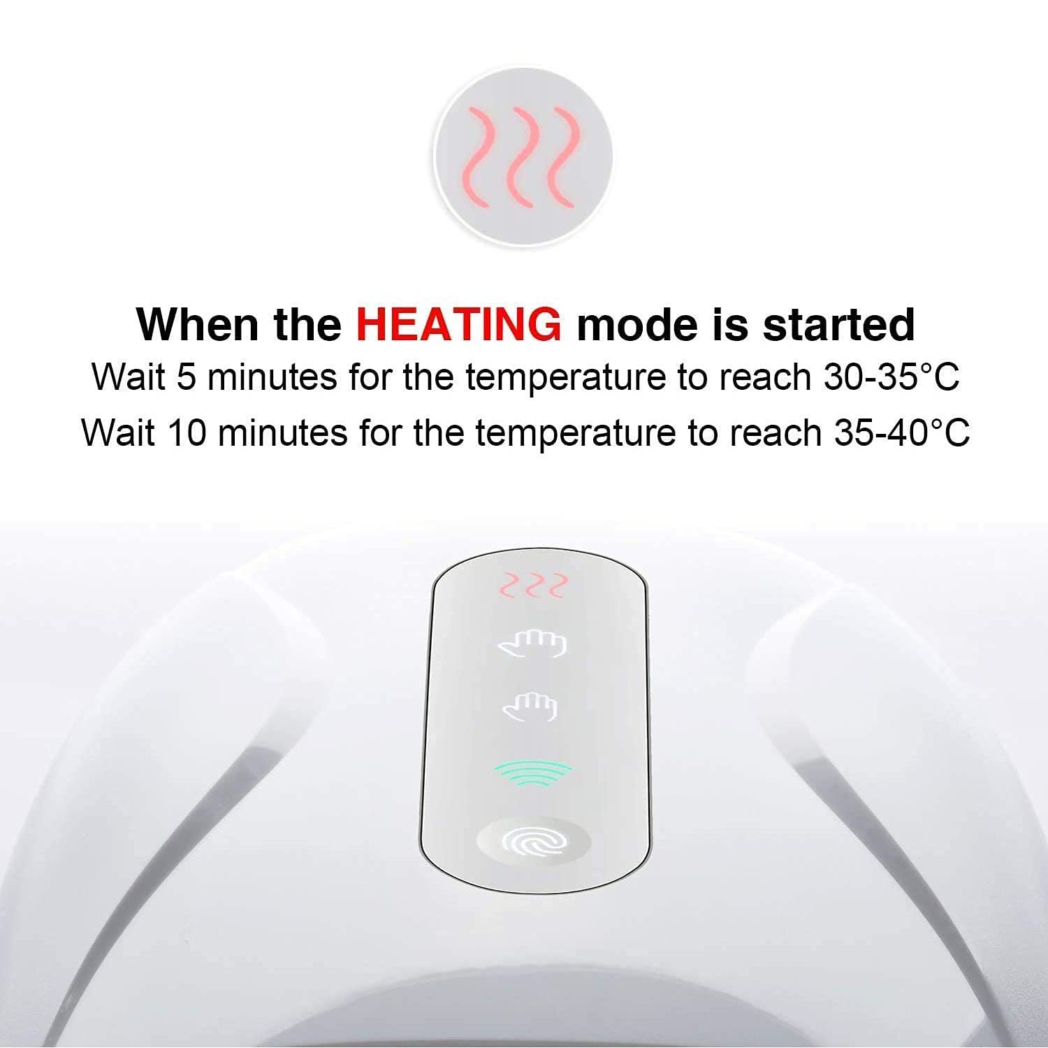Masajeador De Mano Eléctrico Masajeador De Manos Artritis Hand Massager con Calor Compresión para El Masaje De Puntos De Acupuntura, El Alivio del Dolor, Adormecimiento del Túnel Carpiano y de Los Dedos