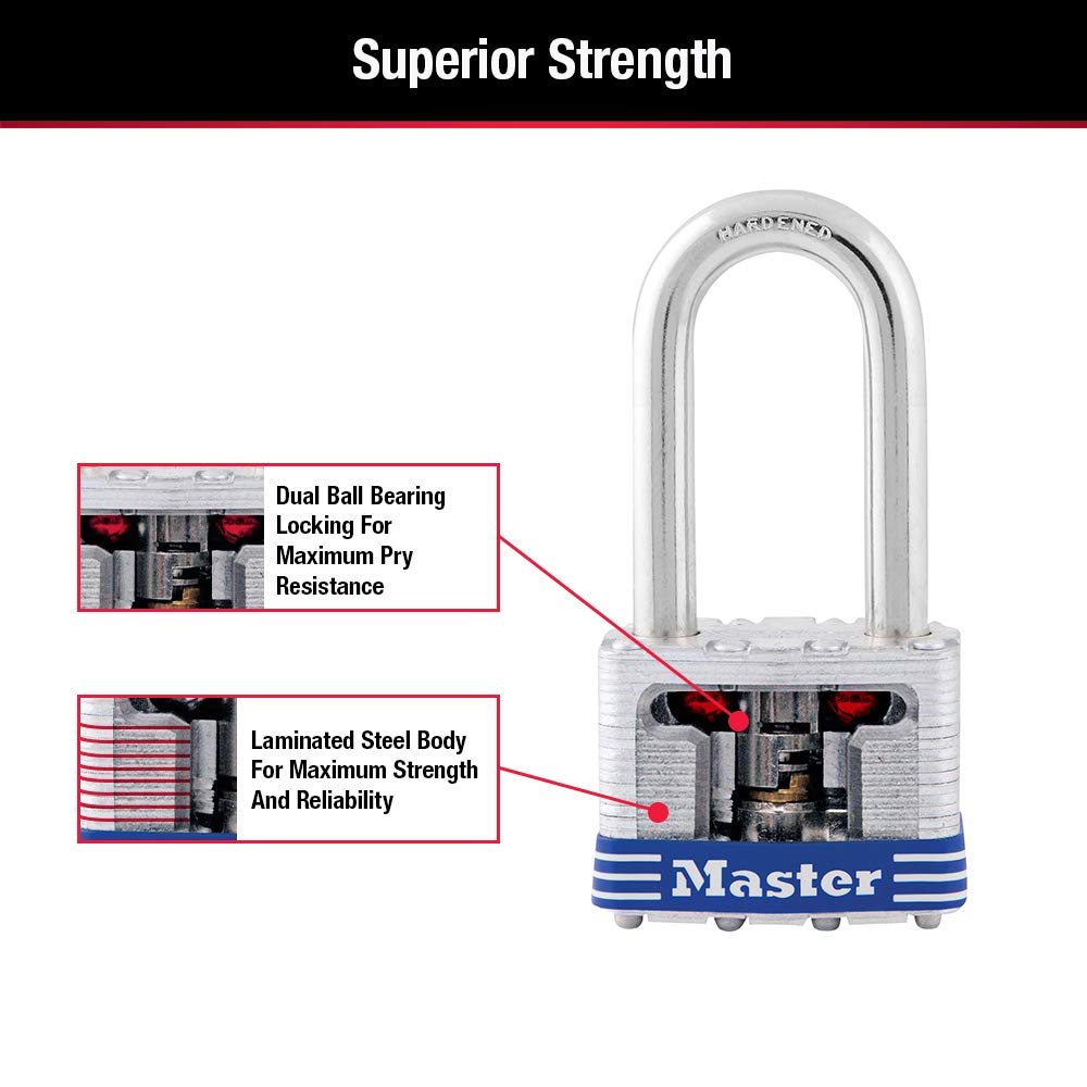 Candado de Combinación Master Lock 38 Mm Pack de 3