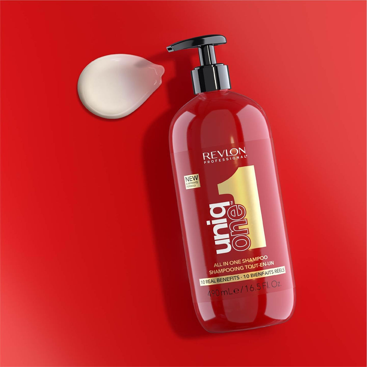 Revlon Professional UniqOne Champu y Acondicionador Tratamiento hidratante para el pelo 10 beneficios en 1 producto - 490 ml