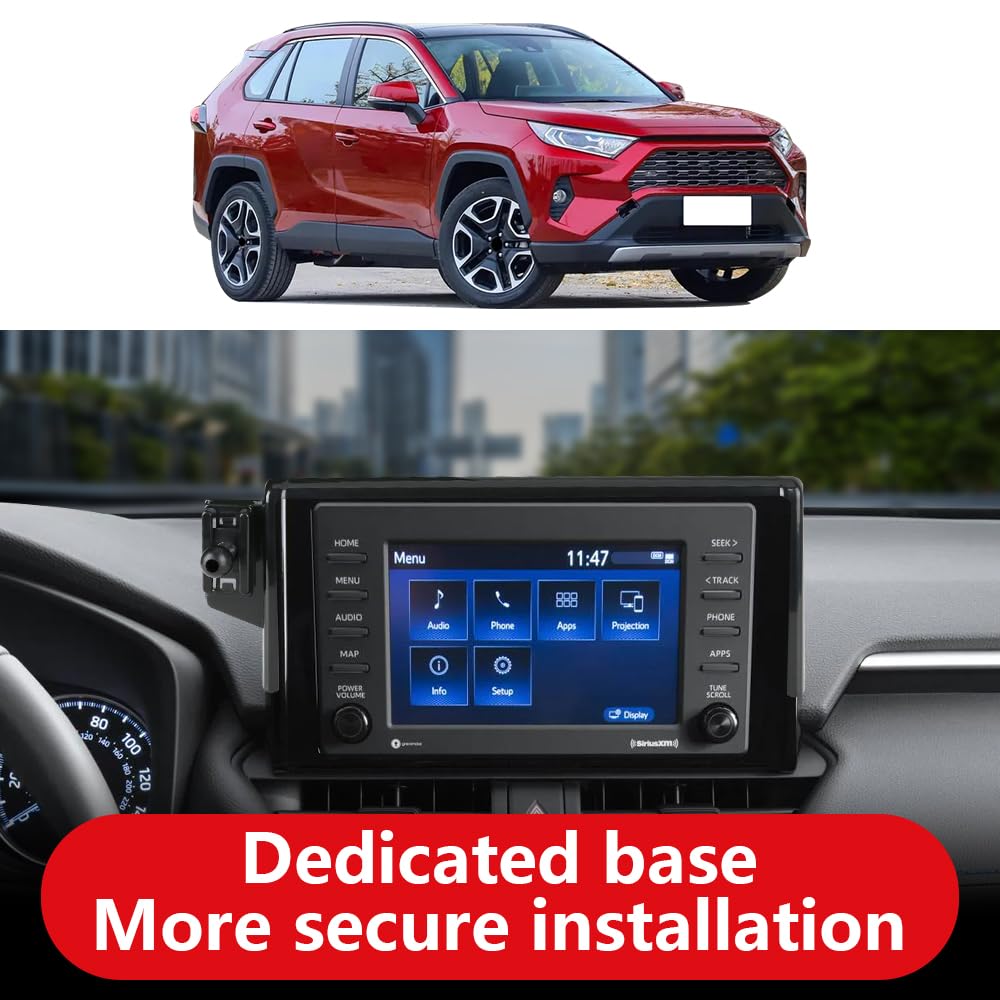 Soporte de Teléfono Musttrue para Coche Toyota RAV4 LX XLE 2019-2025 Hybrid LE SE Woodland Prime SE Interior