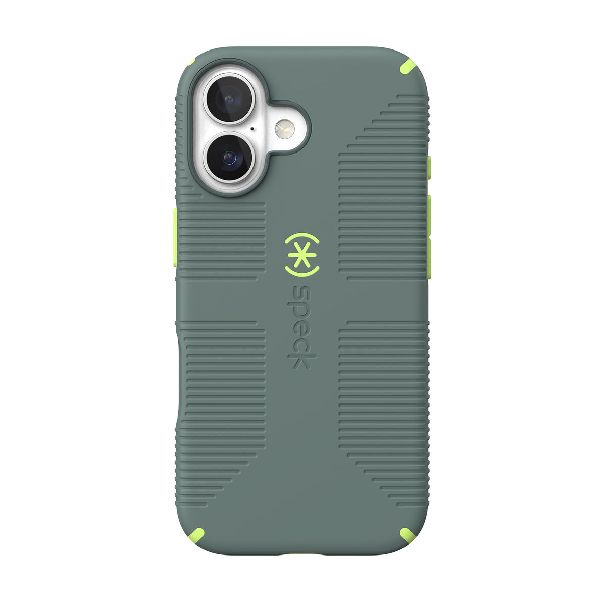Funda para iPhone 17 Speck Neo Drab Verde Brillante Grip Candyshell