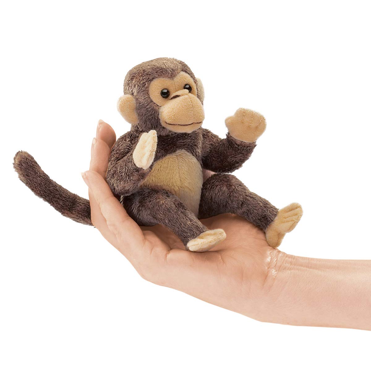 Marioneta Mini Monkey The Puppet Company Folkmanis dedo