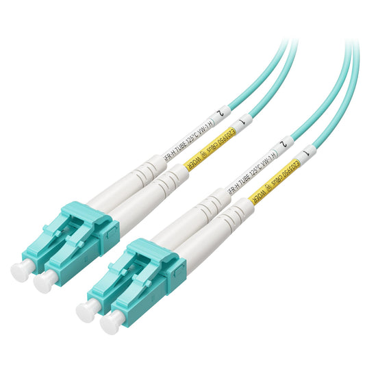 Cable de Fibra Óptica Multimodo Dúplex Cable Matters 50/125 OM4 10 Gb 40 Gb Plenum 1 m