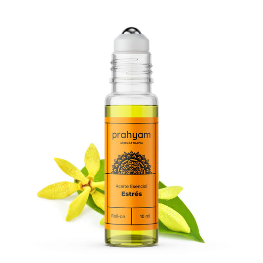 Aceites Esenciales PRAHYAM Roll On Aromaterapia 10 ml Relajación para Mujer Adulta