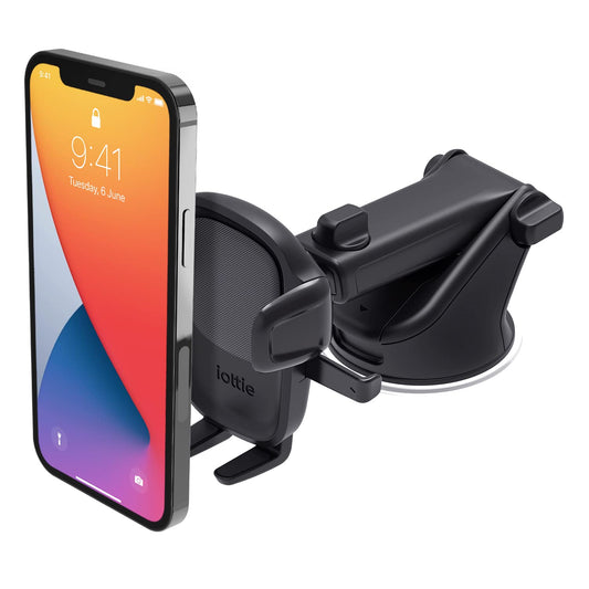 iOttie Easy One Touch 5 Soporte Universal para salpicadero y Parabrisas para iPhone, Samsung, Moto, Huawei, Nokia, LG, Smartphones