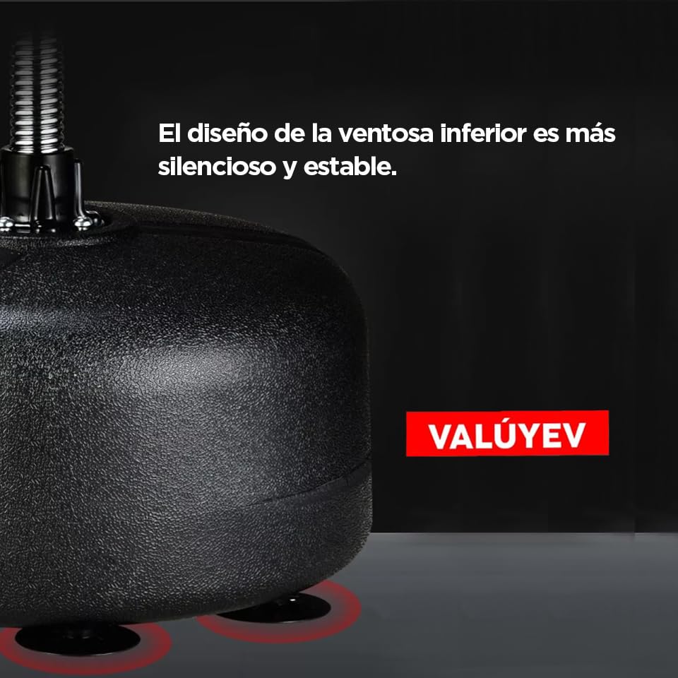 Pera de Boxeo VANLIG Rojo con Soporte y Altura Ajustable para Adultos y Adolescentes