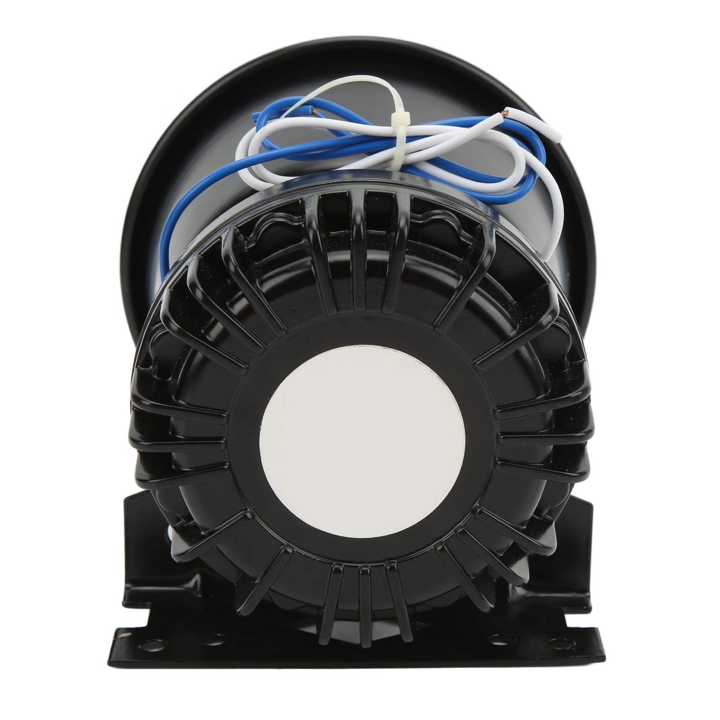 Bocina de Sirena y Alarma de Advertencia Para Coche, Altavoz de Cono Redondo de Metal Negro, Amplificador de Policía de 300 W 130 DB Pa