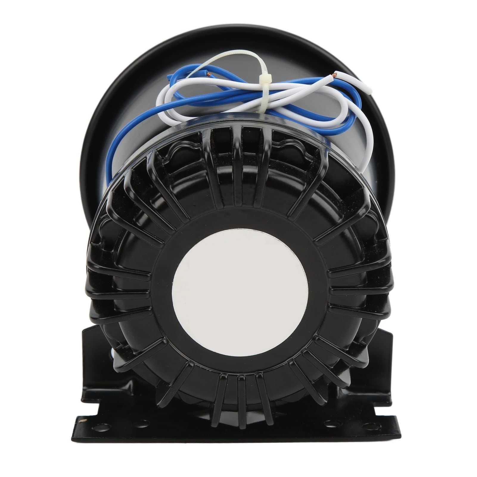 Bocina de Sirena y Alarma de Advertencia Para Coche, Altavoz de Cono Redondo de Metal Negro, Amplificador de Policía de 300 W 130 DB Pa
