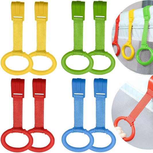 Anillos para Cuna de Bebé Clips de Mano Extraíbles Educativos para Niños Pequeños