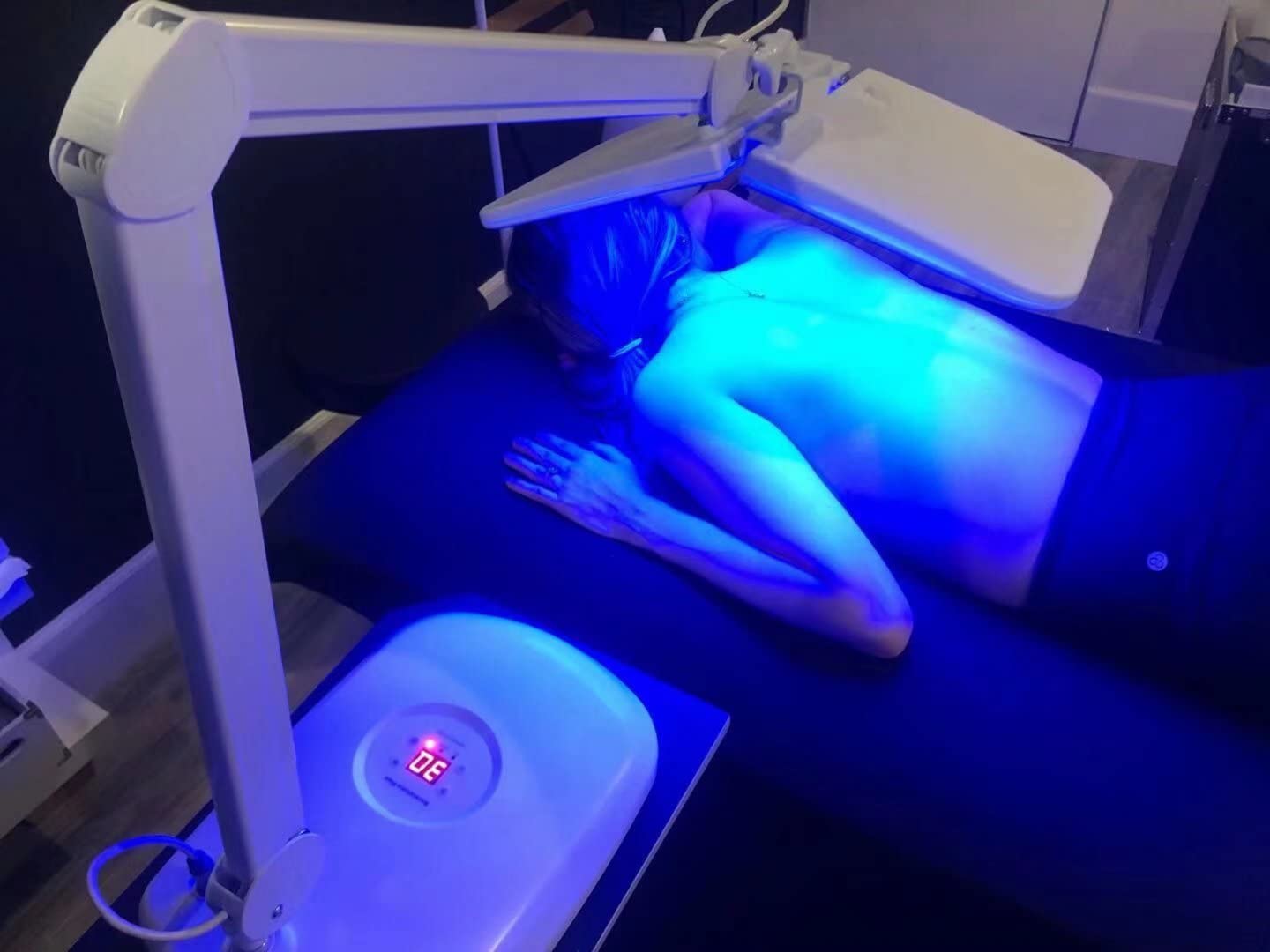 Hydraskincare 3Color PDT Luz LED fotodinámica Cuidado Facial antienvejecimiento Máquina de terapia fotónica, u-1
