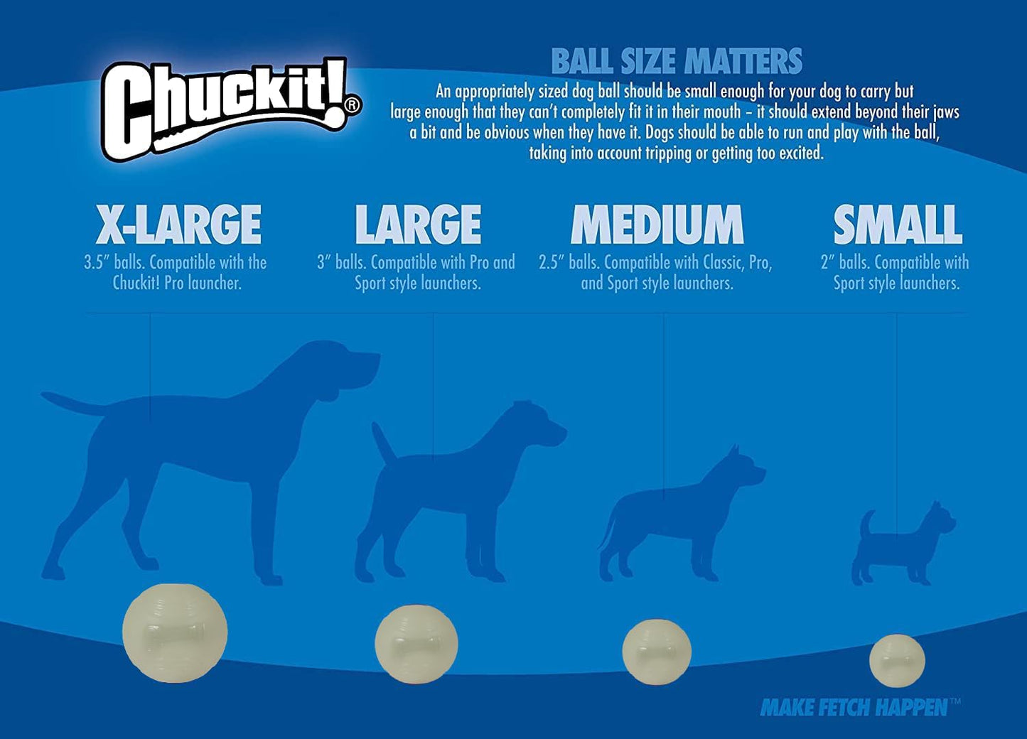 CHUCKIT Max Glow Ball, X-Large