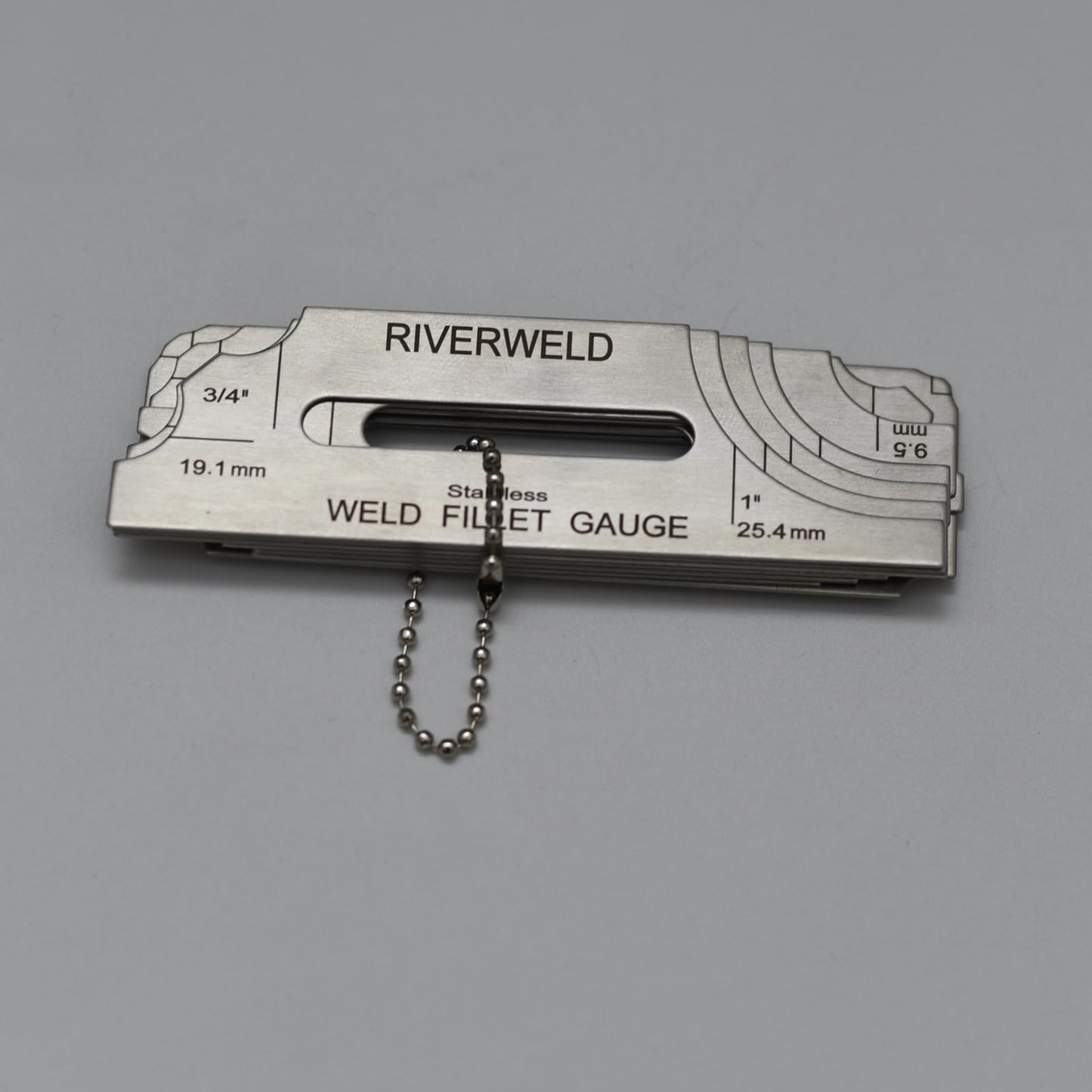 Juego de 7 Piezas RIVERWELD RL para Soldadura de Filete Métrico y en Pulgadas