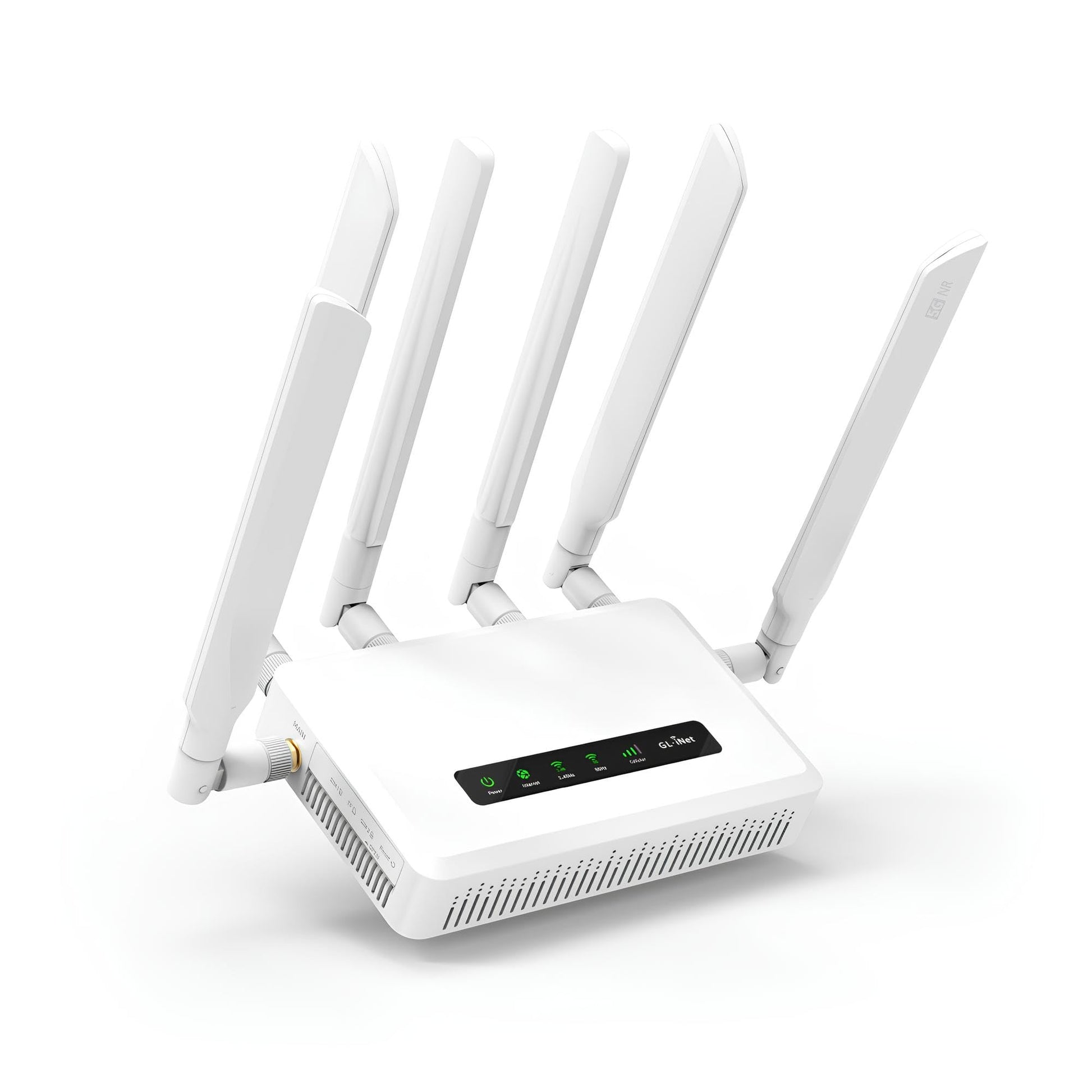 GL.iNet GL-X3000 (Spitz AX) 5G NR AX3000 Gateway Router Celular, Wi-Fi 6, Antenas Desmontables, Dual-SIM, Certificado para Dispositivos IoT de T-Mobile y AT&T, Ideal para RV