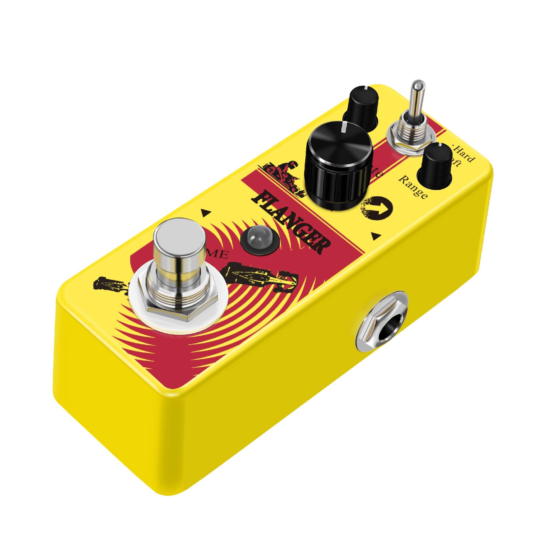 Pedal Flanger Para Guitarra SOOMME Metálico Sonidos Clásicos Retro Efecto True Bypass