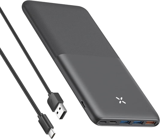 Power Bank DUPWAY 26800mAh Rápido con 4 Puertos y 3 Entradas Tipo C Compatible iPhone 16/15 Galaxy S24 iPad
