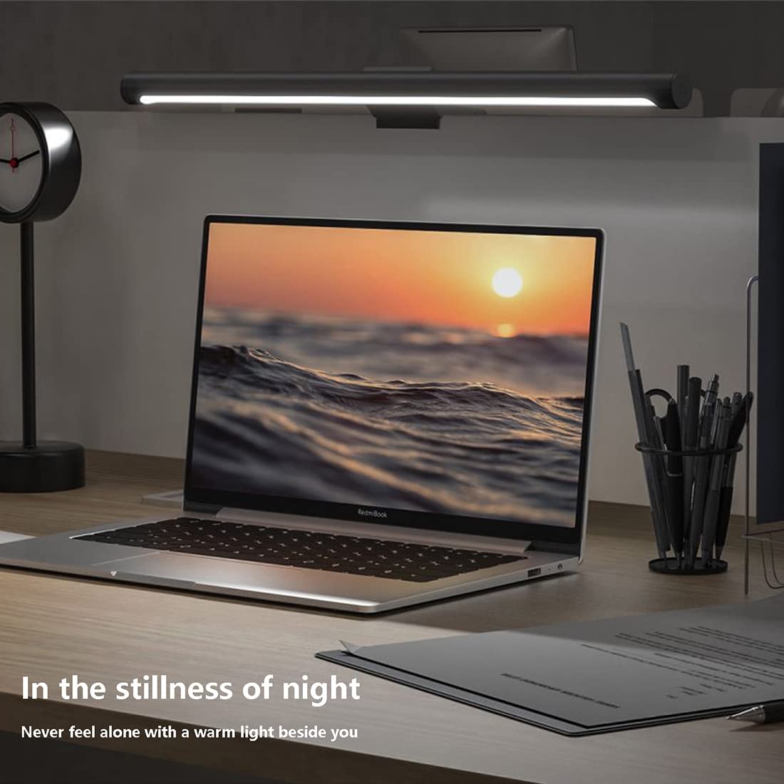 Barra de luz para monitor de computadora Xiaomi Mi - Control inalámbrico, fácil instalación, iluminación adicional para computadora sin ocupar espacio en el computadora, no más deslumbramiento