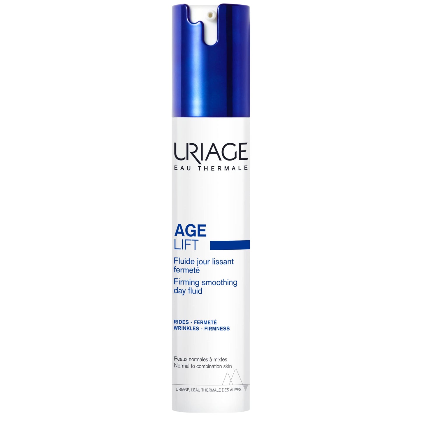 Uriage Age Lift Fluido Antiedad Rostro y Cuello con Retinol y Ácido Hialurónico 40ml - Reduce las Arrugas, Matifica y Reafirma la Piel. No graso y no pegajoso. Base de maquillaje perfecta - Apta para pieles sensibles